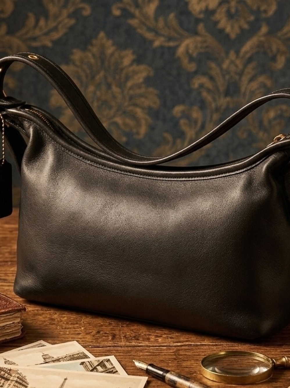 #V13 Vtg Coach Legacy Leather Shoulder Bag Creed: A1D-9059